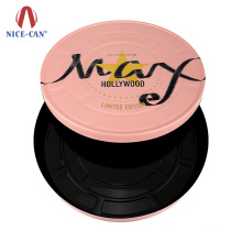 High quality empty round wholesale wax cosmetic use metal tin box